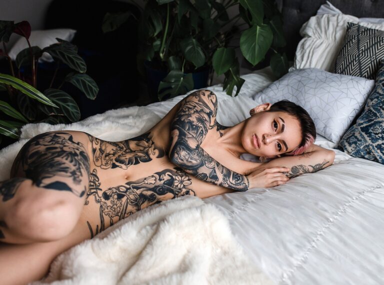 tattoo alternative addox nude boudoir