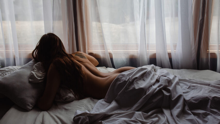 Sheets and Skin Self Portraits