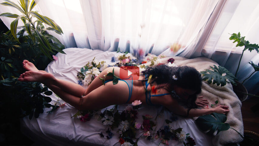 Falling Flowers with Mikayla