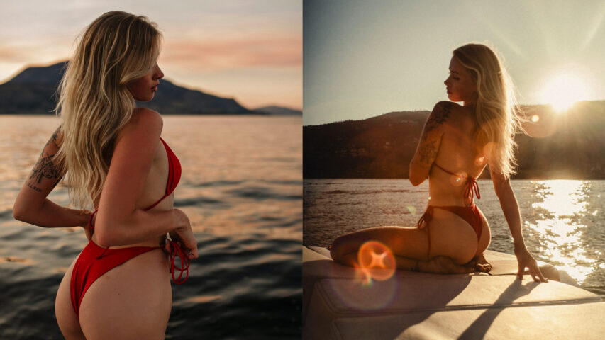 Mimi Sails at Sunset